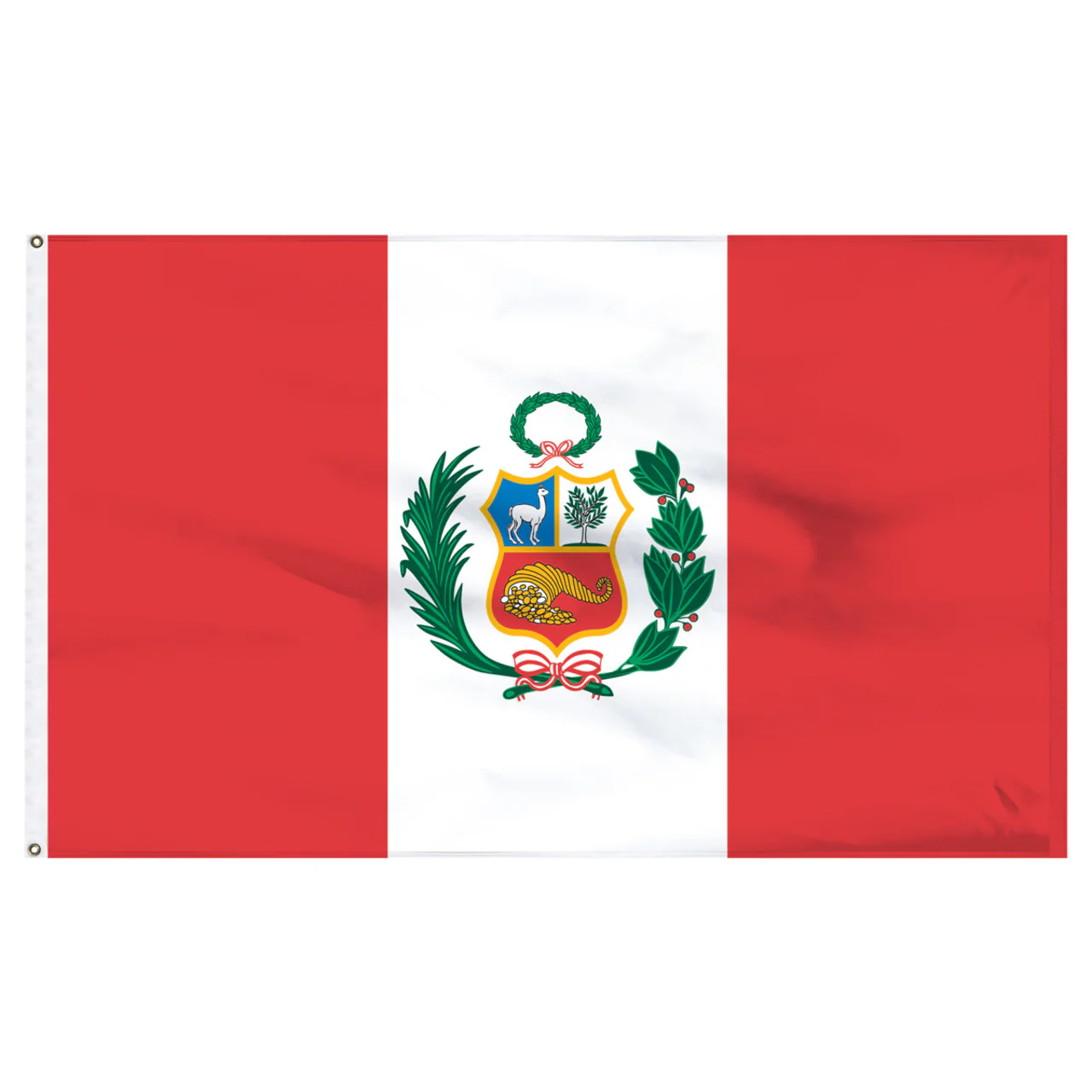 Peru flag 3ft x 5ft Nylon