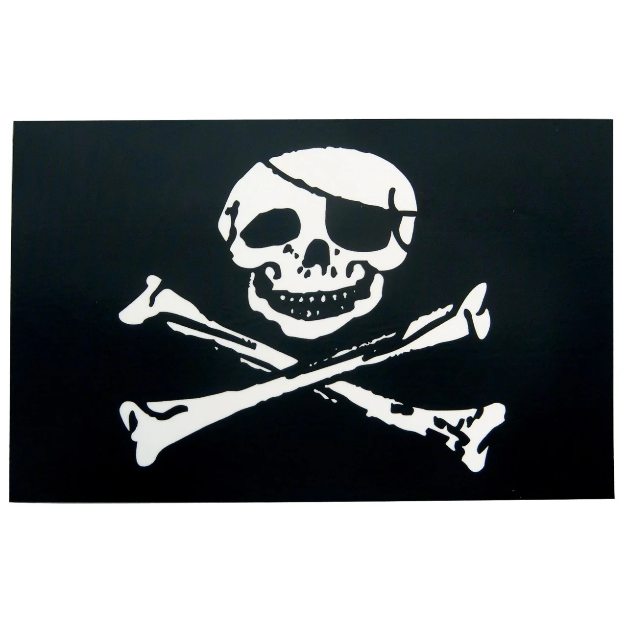 Pirate Flag Window Cling - Jolly Roger - Image 2
