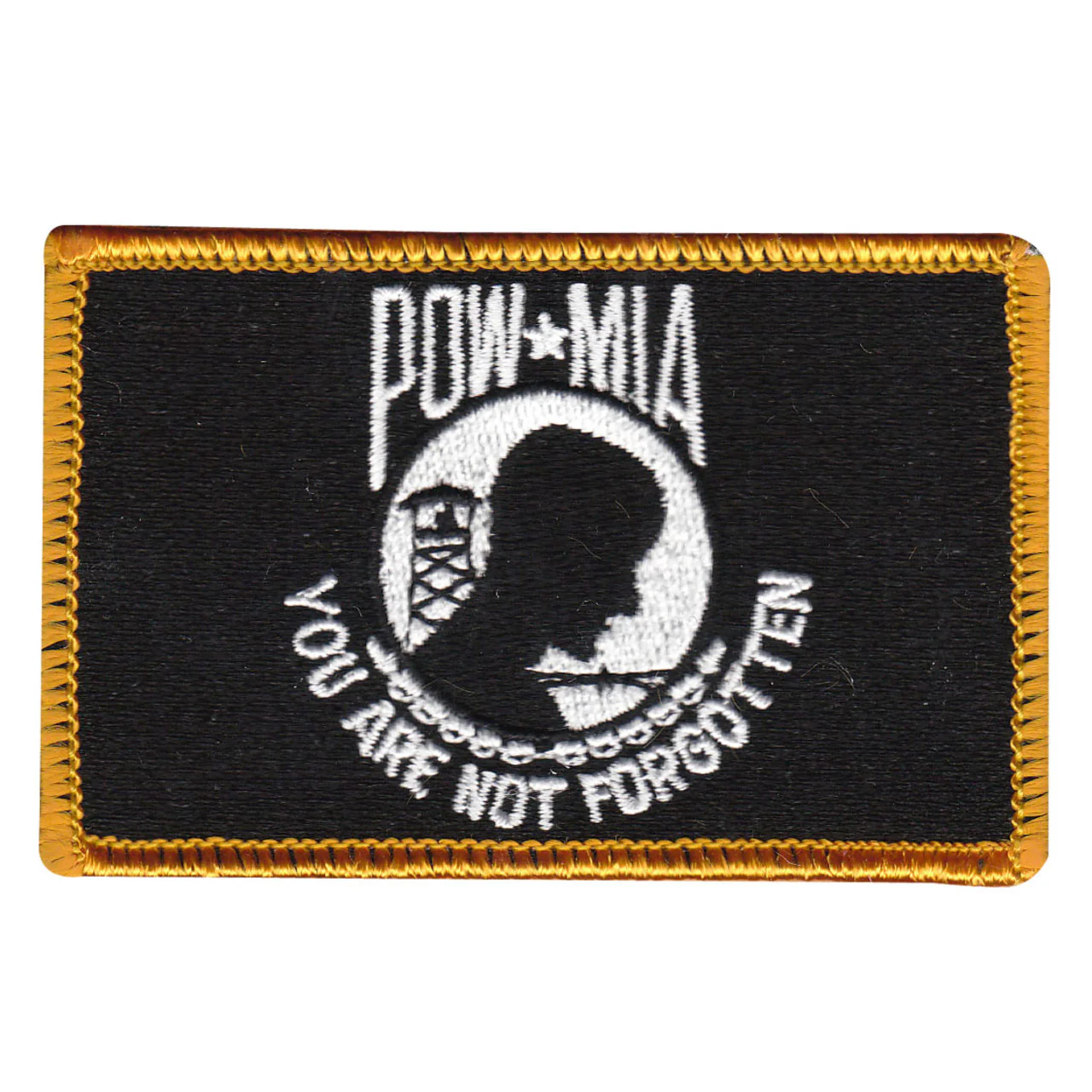 POW MIA Flag Patch - 3.5" x 2.25"