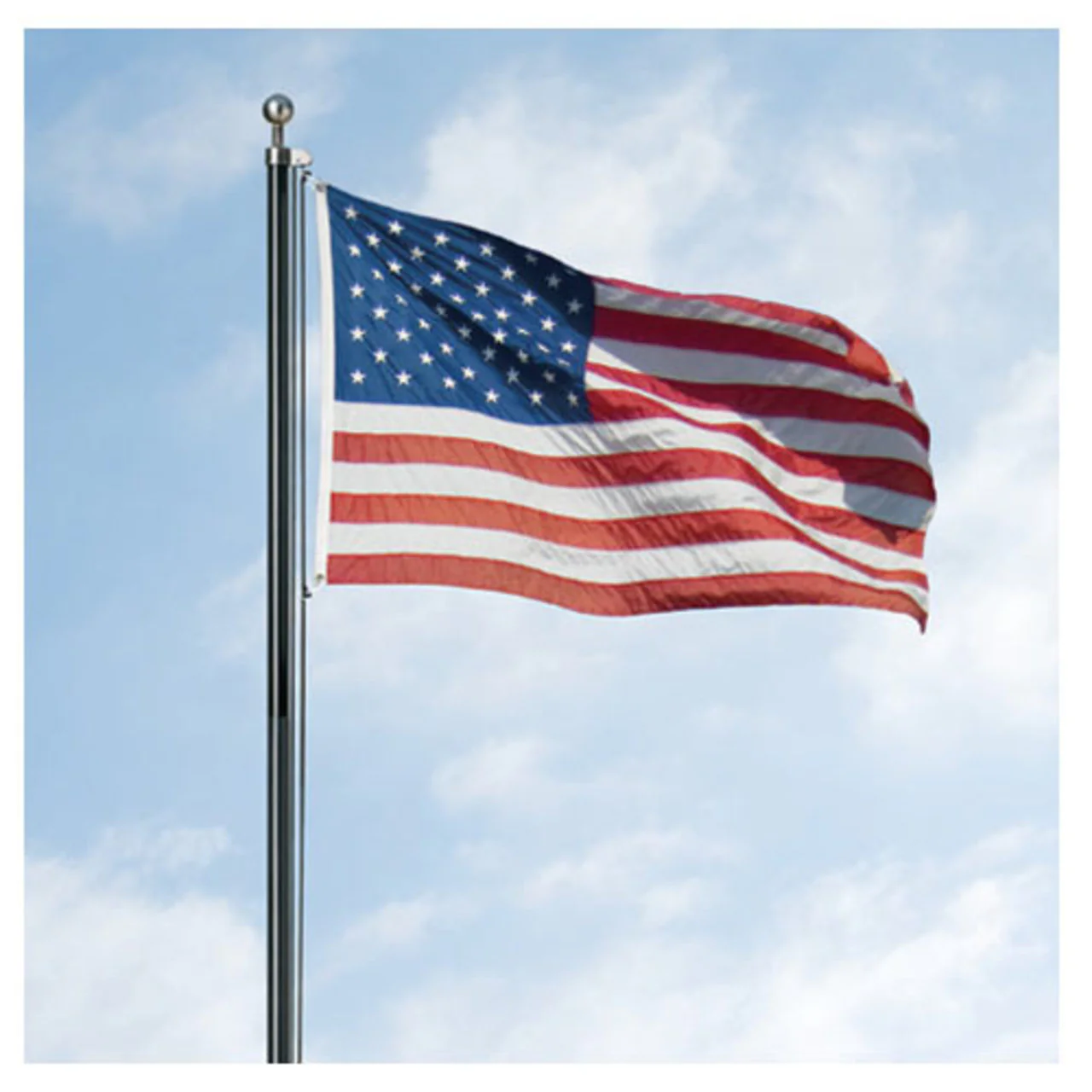 18ft US Made Steel Outdoor Flagpole by Valley Forge - Image 3
