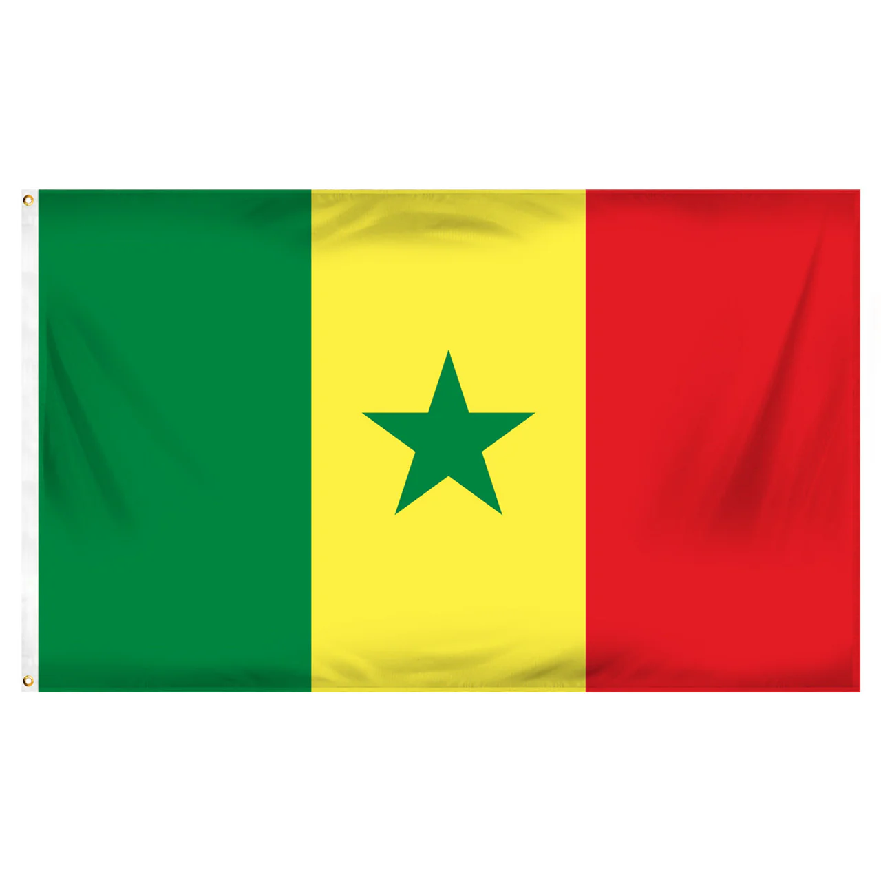 Senegal Flag 3ft x 5ft Printed Polyester