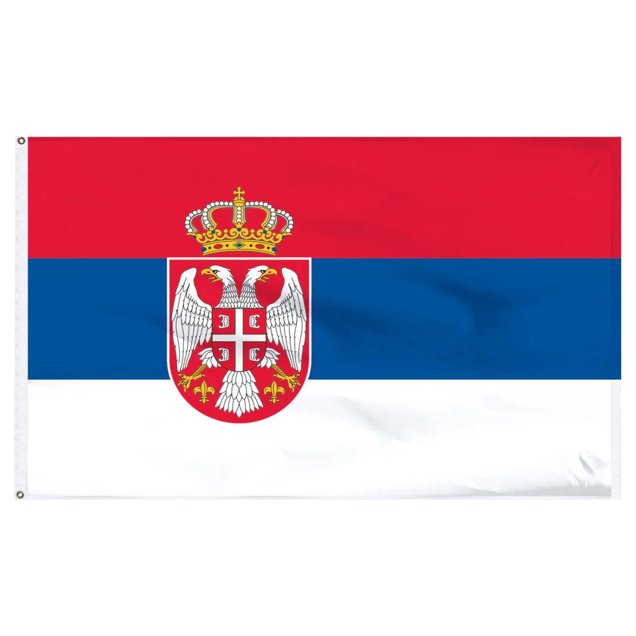 Serbia flag 3ft x 5ft Nylon