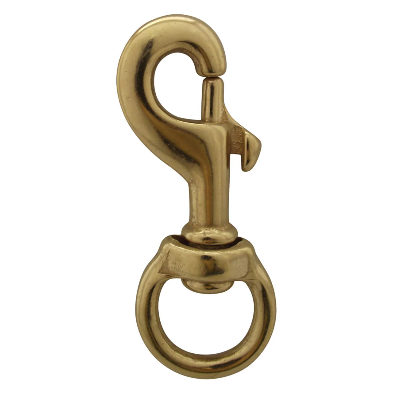 Solid Brass Swivel Snap - 3.75in