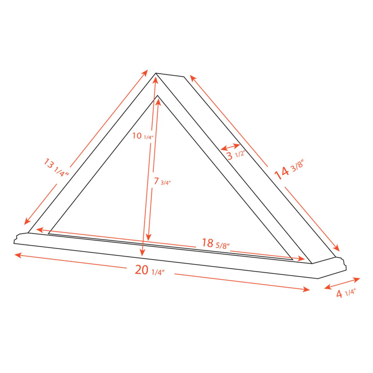 Jefferson Folded Flag Display Case for 3' x 5' Flag - Image 15