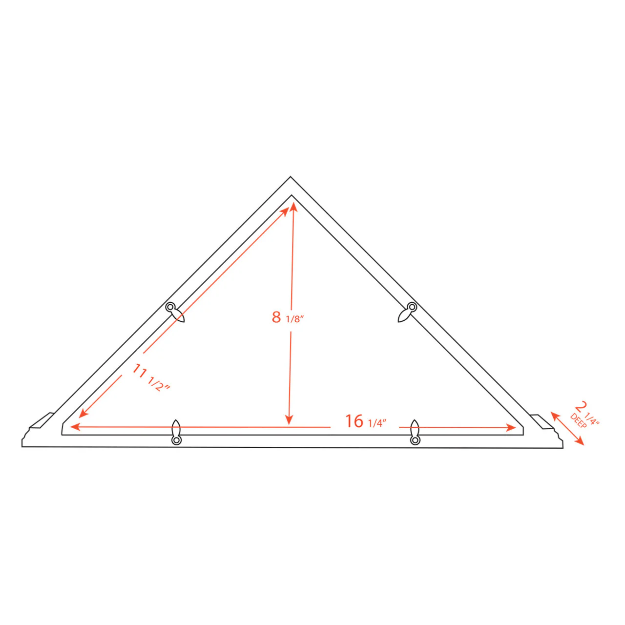 Jefferson Folded Flag Display Case for 3' x 5' Flag - Image 16