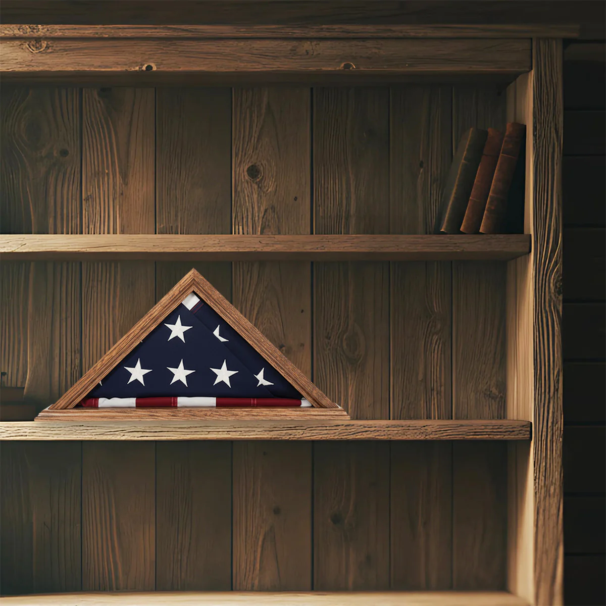 Jefferson Folded Flag Display Case for 3' x 5' Flag - Image 4