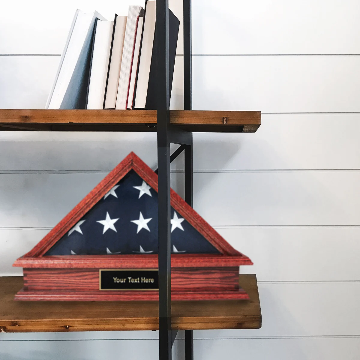 Jefferson Folded Flag Display Case & Pedestal for 3' x 5' Flag - Image 18