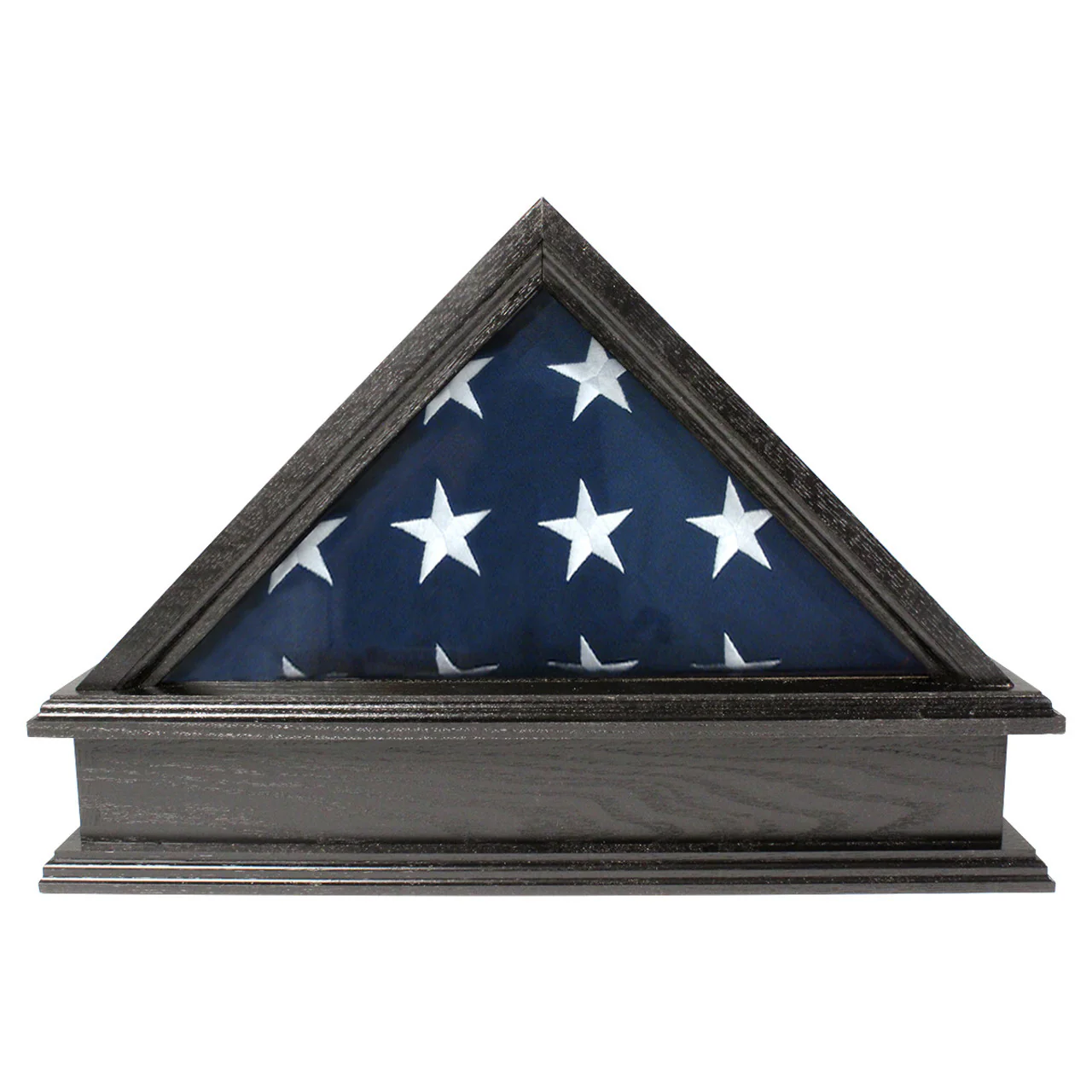 Jefferson Folded Flag Display Case & Pedestal for 3' x 5' Flag - Image 4