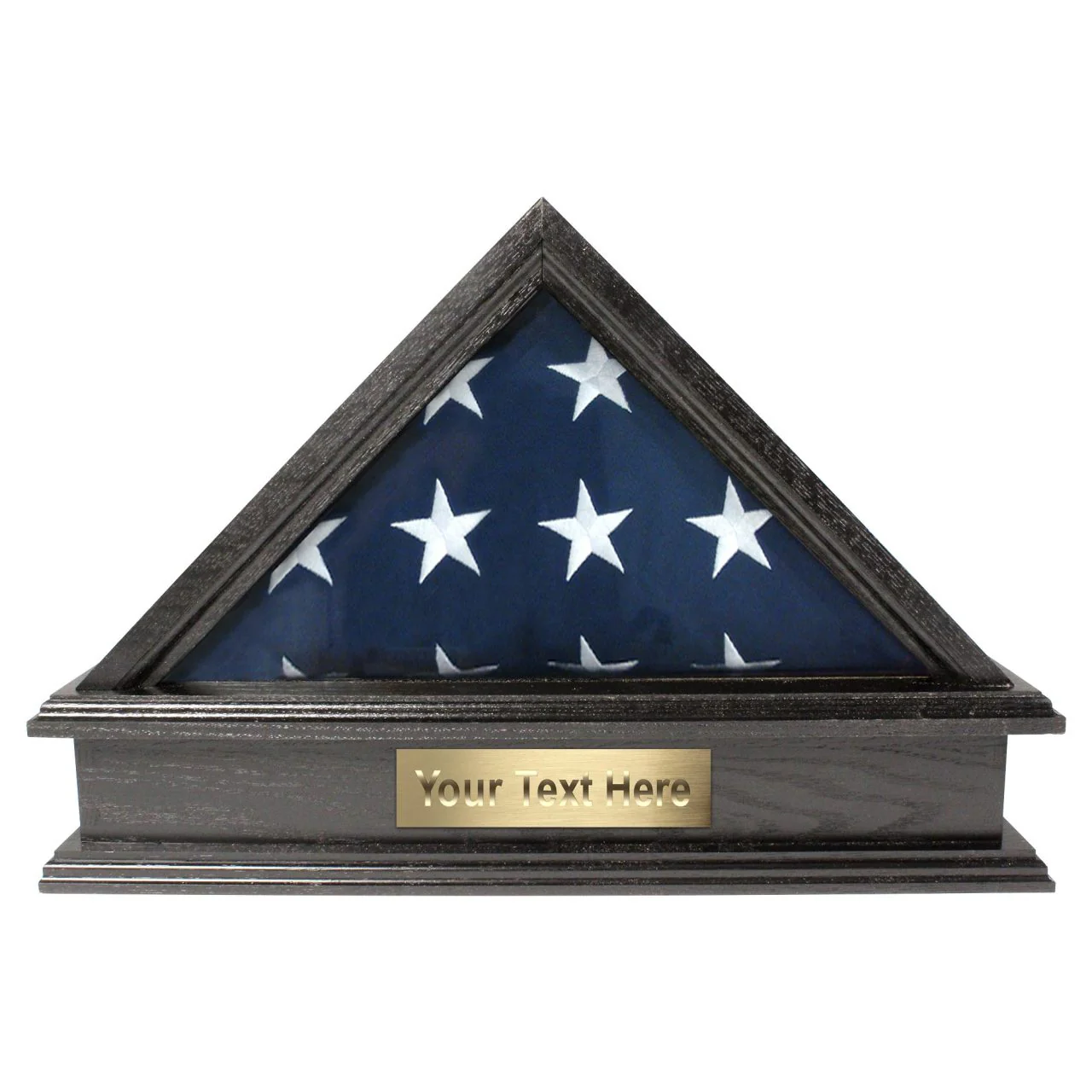 Jefferson Folded Flag Display Case & Pedestal for 3' x 5' Flag - Image 6