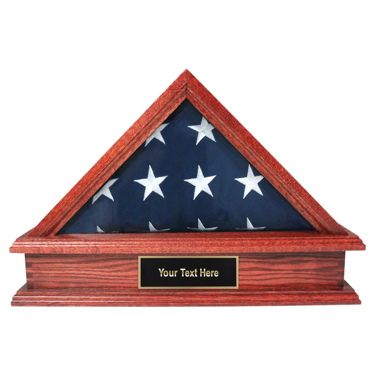 Jefferson Folded Flag Display Case & Pedestal for 3' x 5' Flag - Image 9