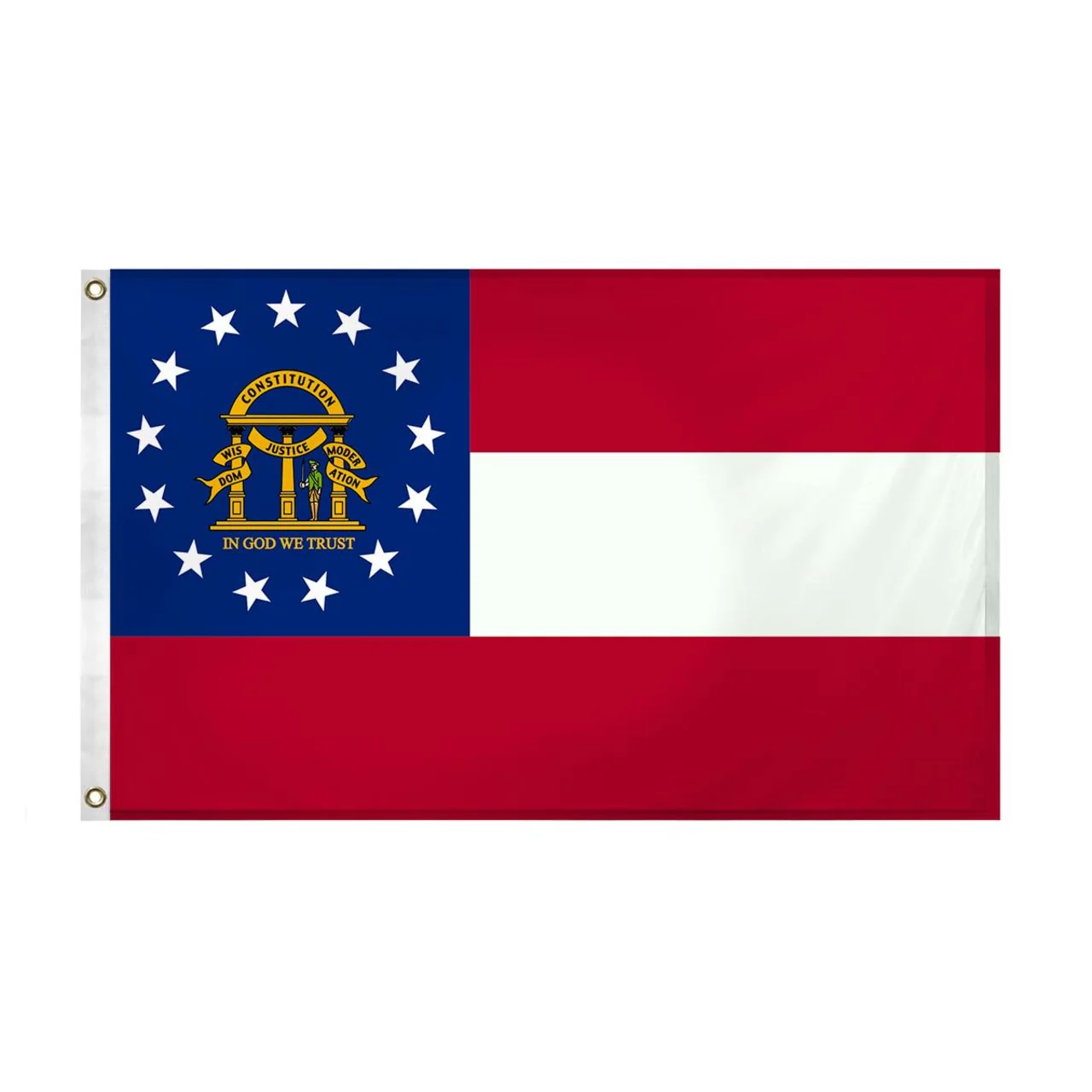 Super Tough Georgia Outdoor Nylon Flag 3' x 5'