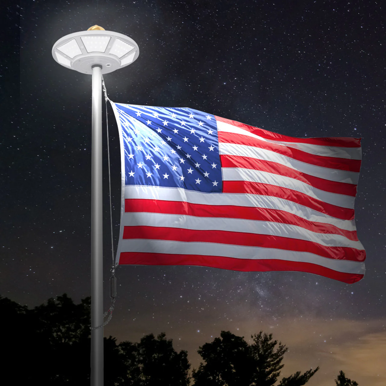 Solar LED Flagtop Pole Light - High Output 1100 Lumens - LumeGen - Image 10
