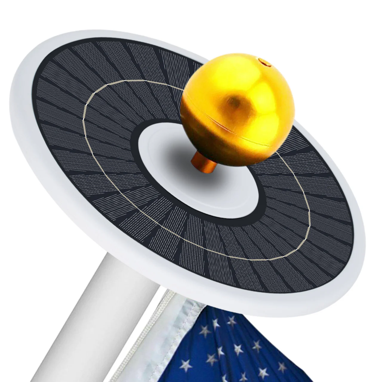 Solar LED Flagtop Pole Light - High Output 1100 Lumens - LumeGen - Image 3