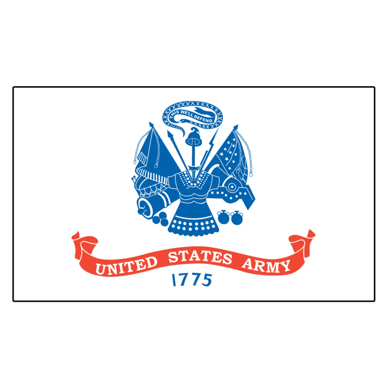 US Army Flag 3ft x 5ft Heavy Duty Spun Polyester