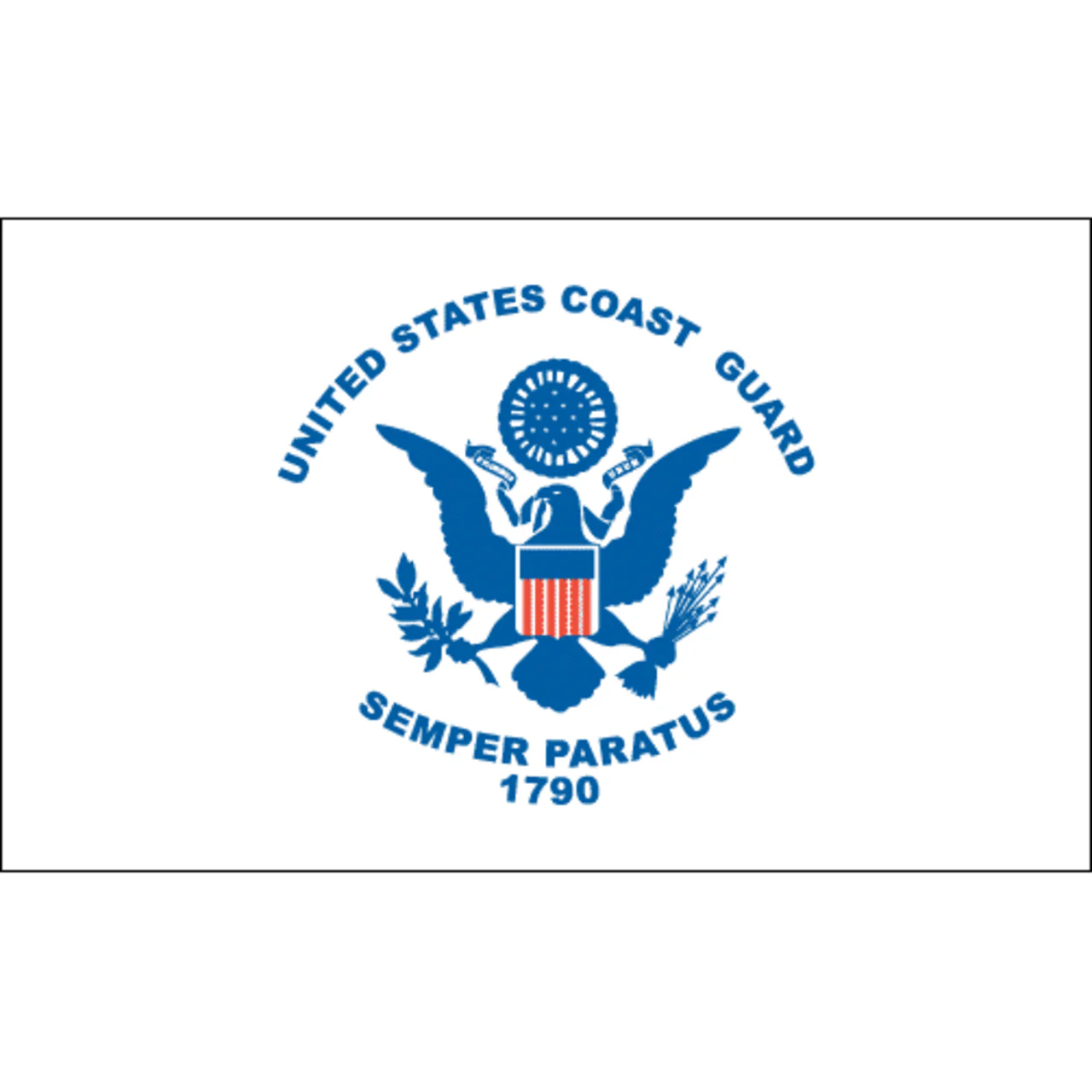 US Coast Guard Flag 4x6ft Nylon - Image 2