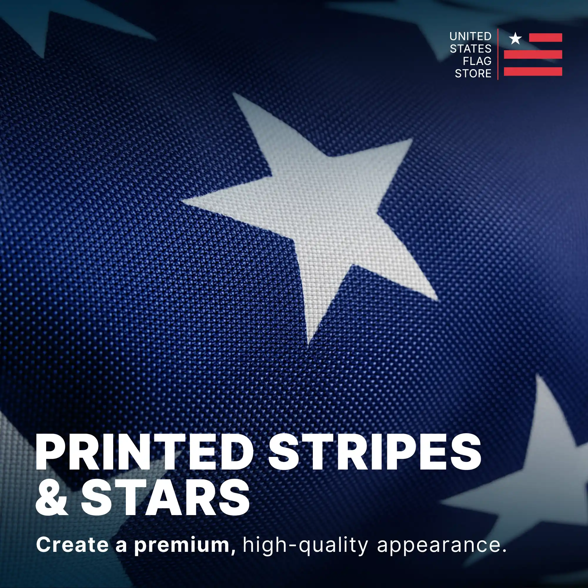 US Flag Printed Polyester 3ft x 5ft with Grommets - Image 5