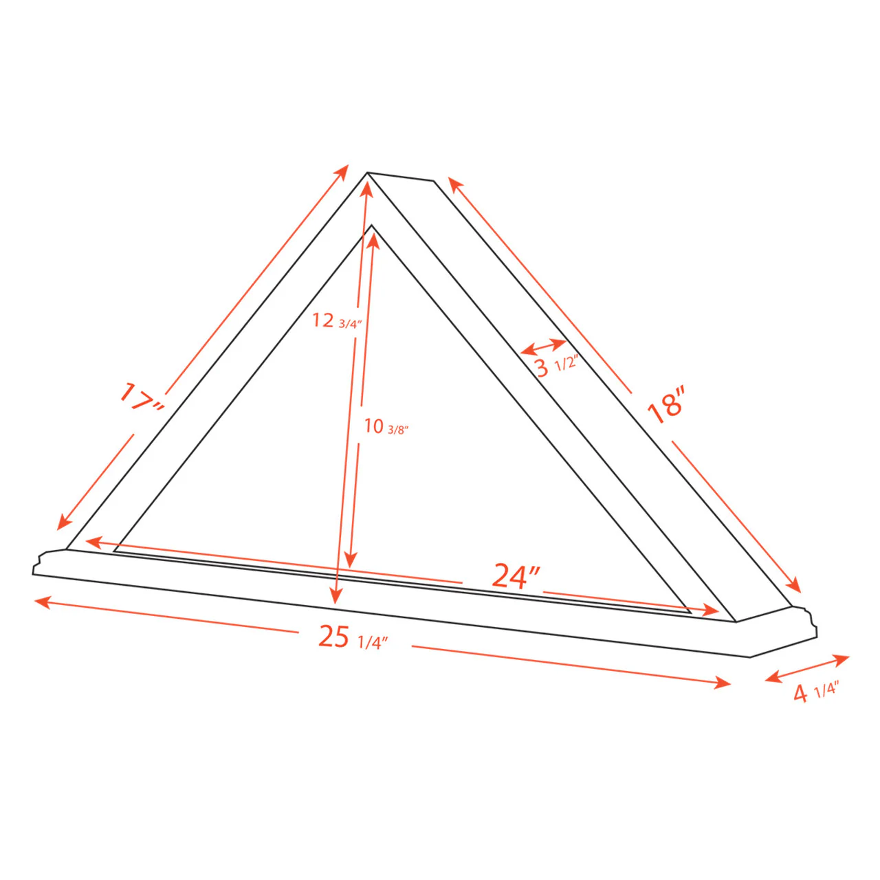 Roosevelt Burial Flag Display Case for 5' x 9.5' Flag - Image 12