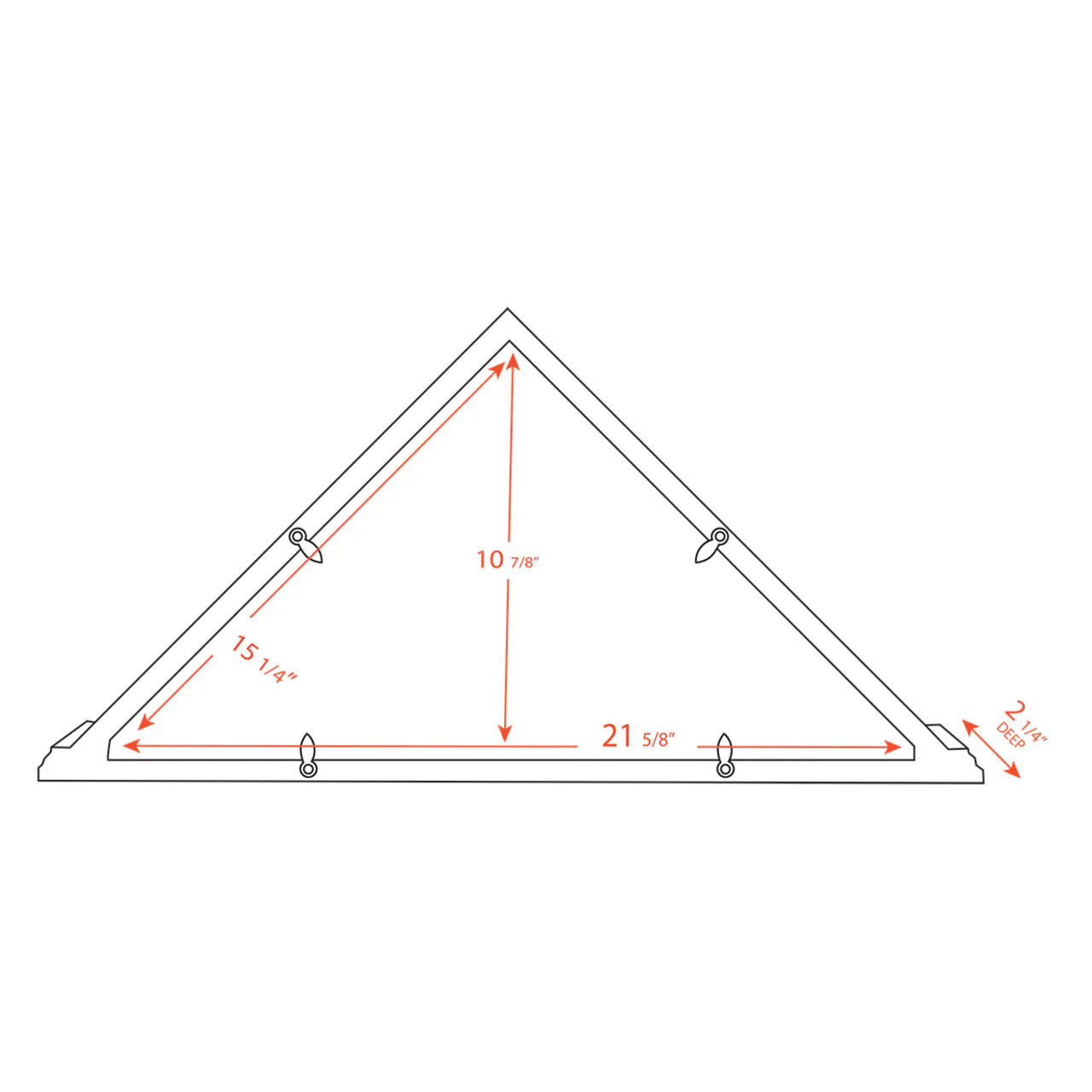 Roosevelt Burial Flag Display Case & Pedestal  for 5' x 9.5' Flag - Image 15