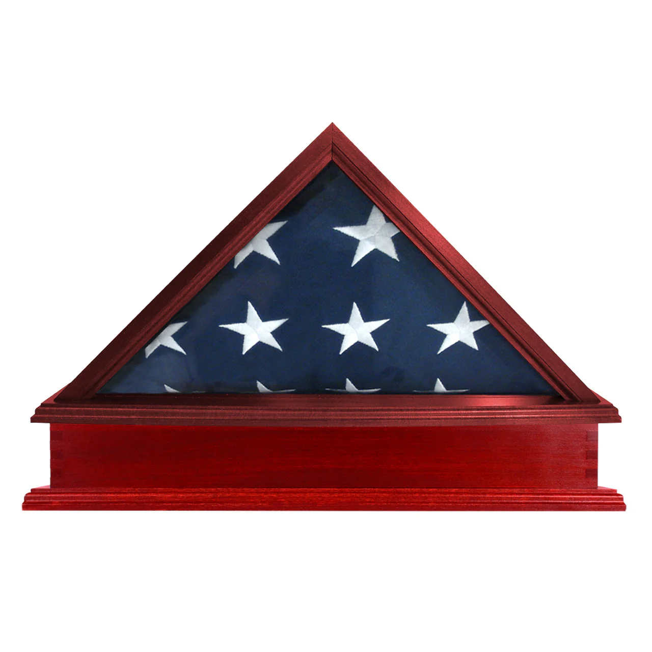 Roosevelt Burial Flag Display Case & Pedestal  for 5' x 9.5' Flag - Image 18
