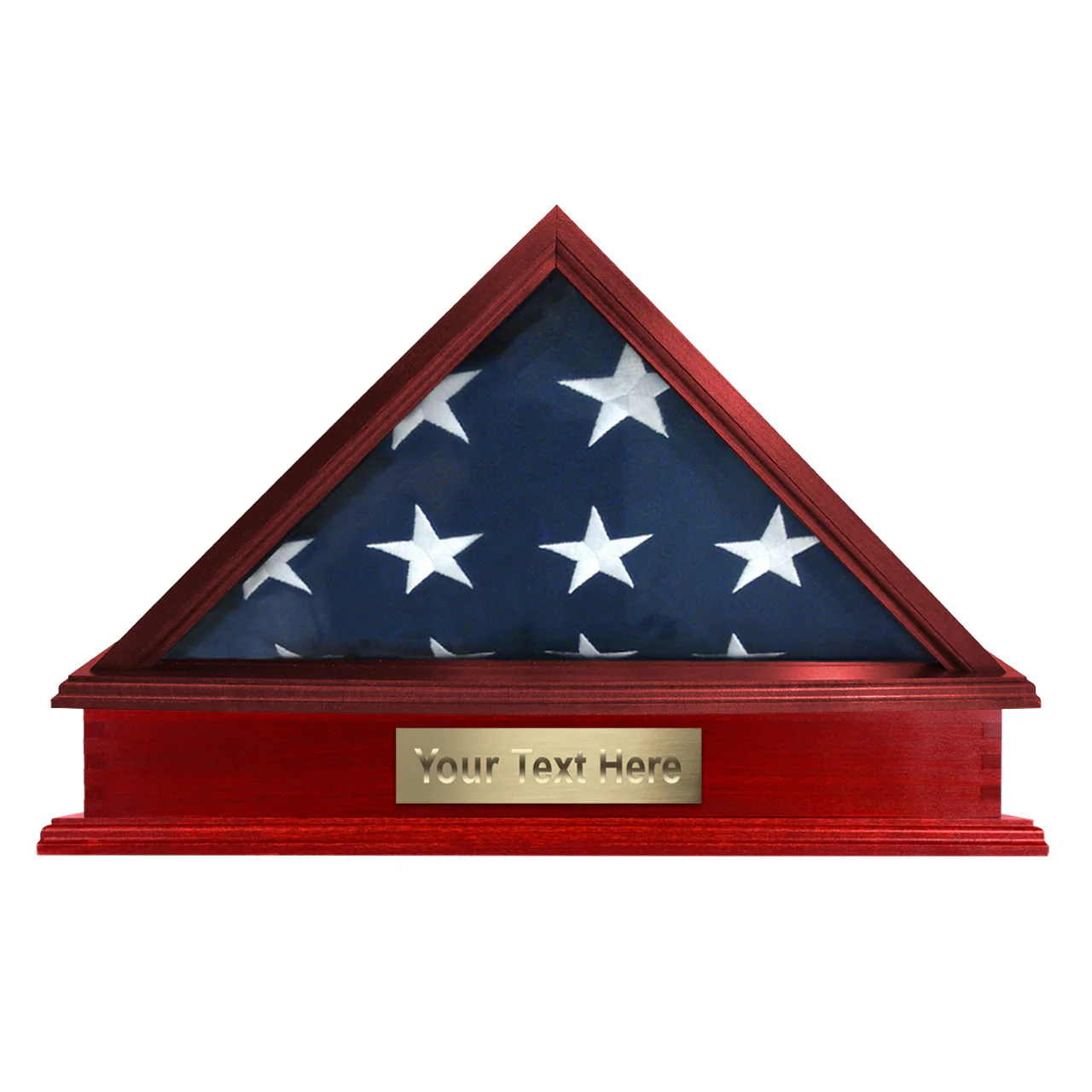 Roosevelt Burial Flag Display Case & Pedestal  for 5' x 9.5' Flag - Image 19