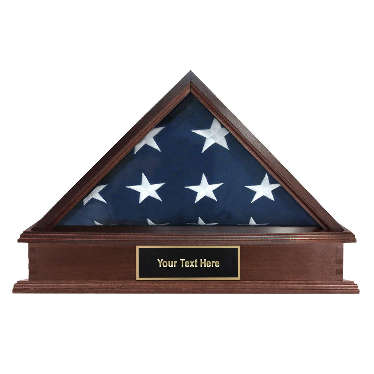 Roosevelt Burial Flag Display Case & Pedestal  for 5' x 9.5' Flag - Image 21