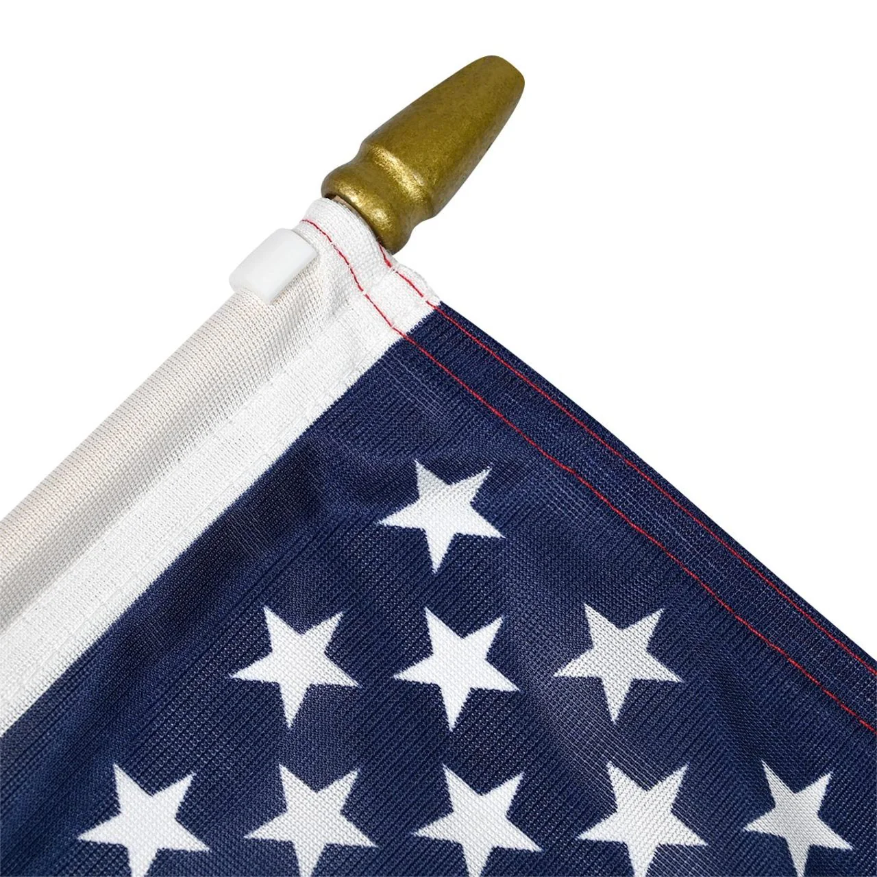 Single Sided American Stick Flag - Durable Knit Polyester - 12" x 18" - Image 5