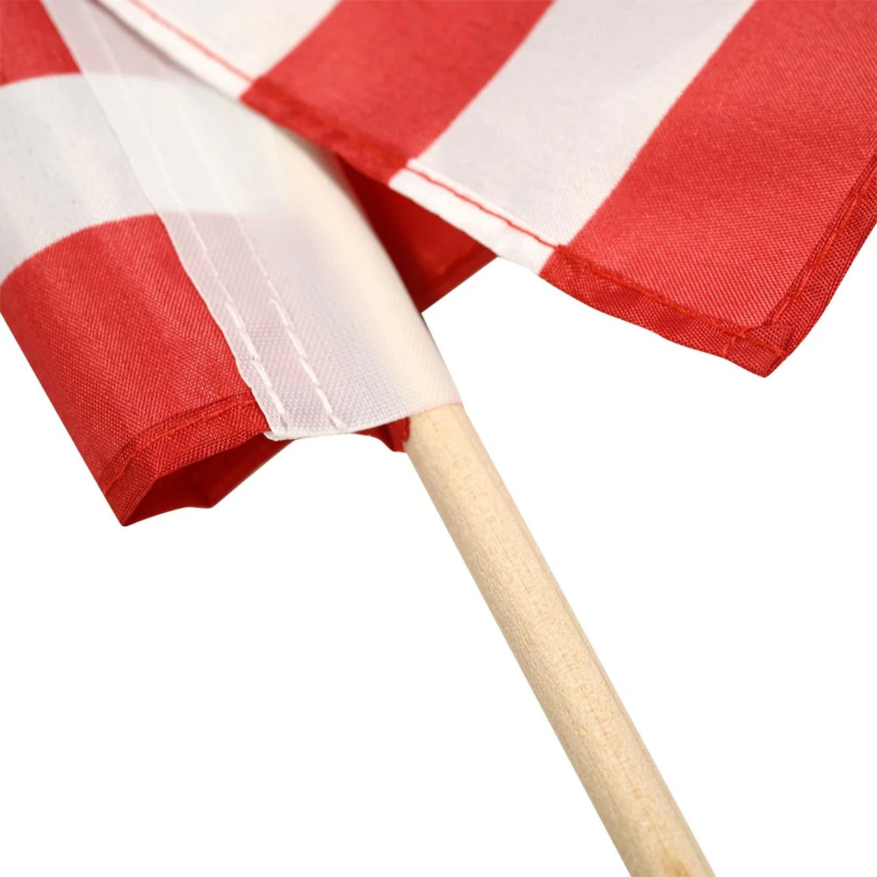 Super Tough 12"x18" US Stick Flag with 24" Wood Staff - Image 3