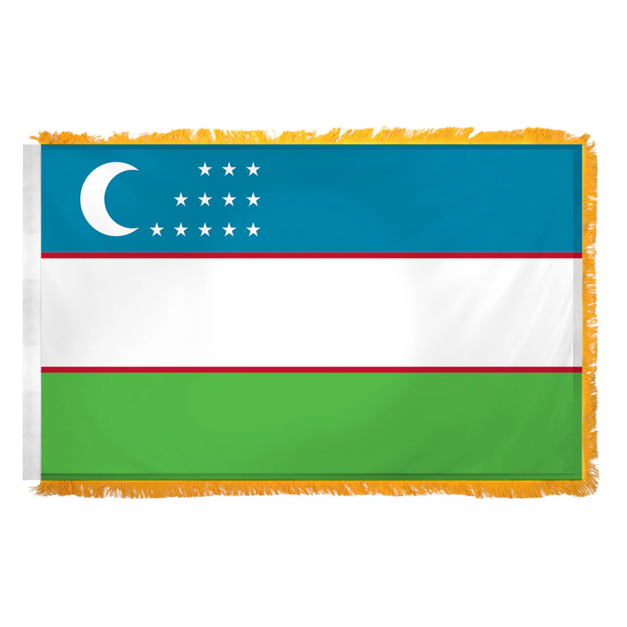 Uzbekistan 3ft x 5ft Nylon Flag - Image 2