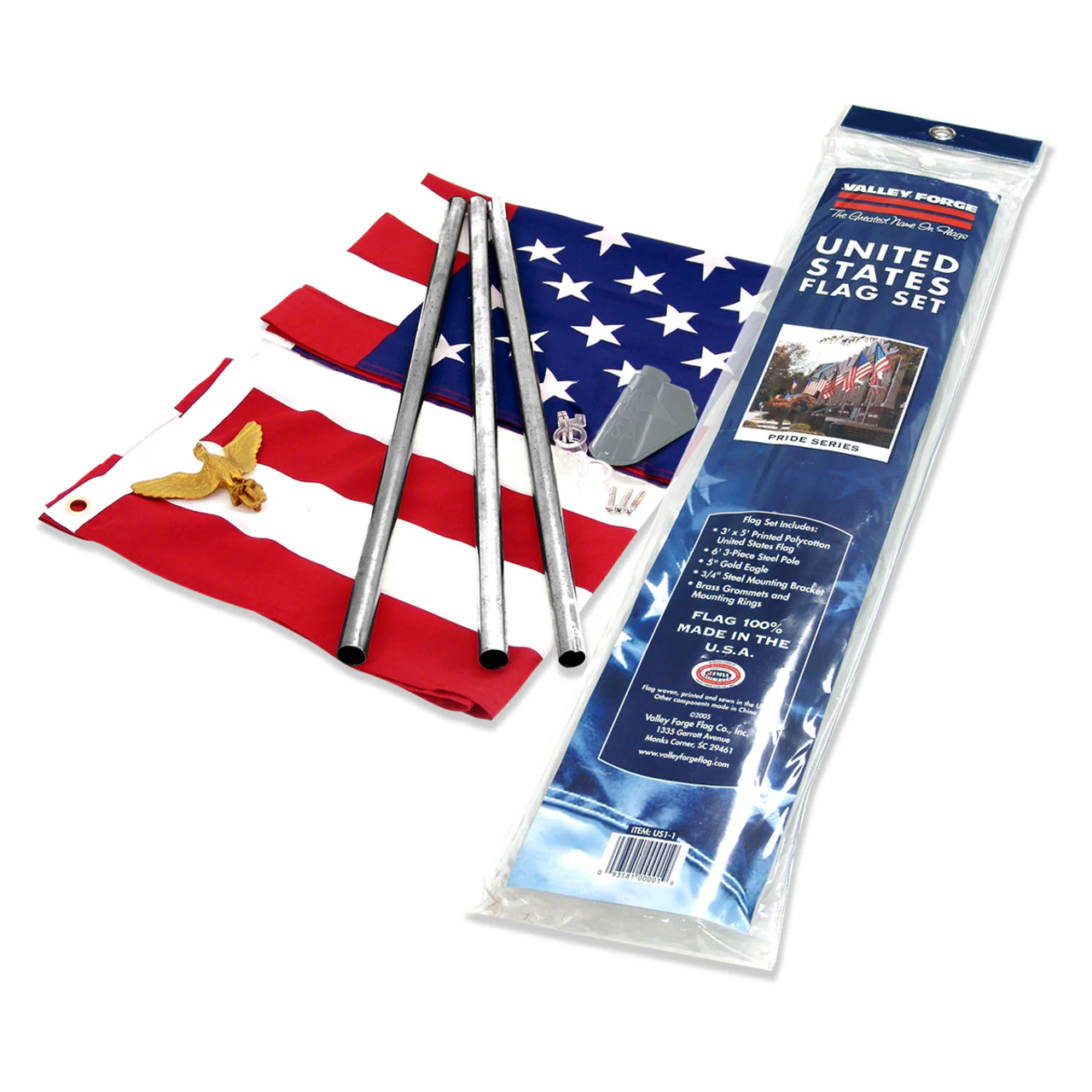 Valley Forge Outdoor Residential Flag Kit w/ 3ft x 5ft US Flag - Image 4