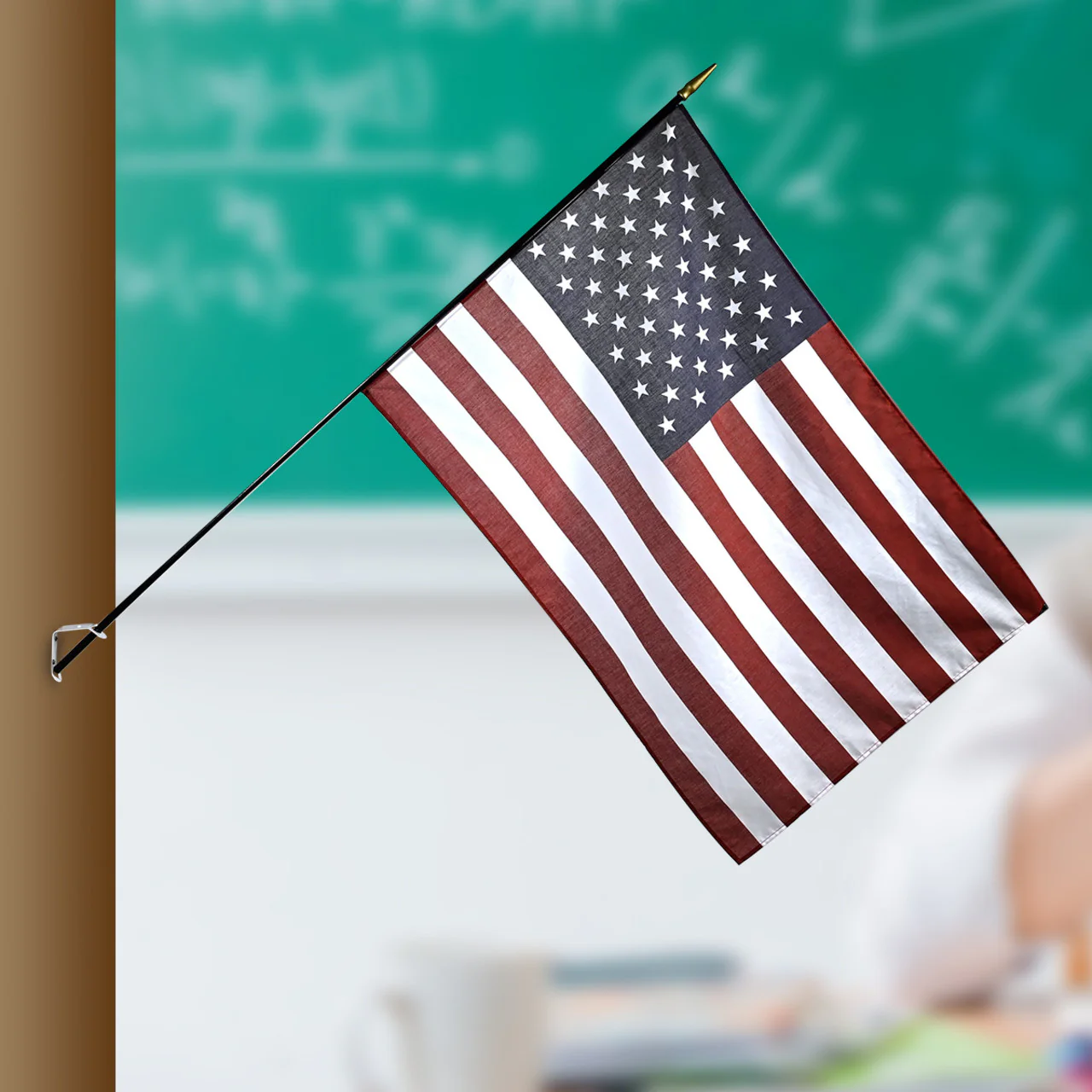 Wall Bracket for USA Classroom Stick Flags - Image 8