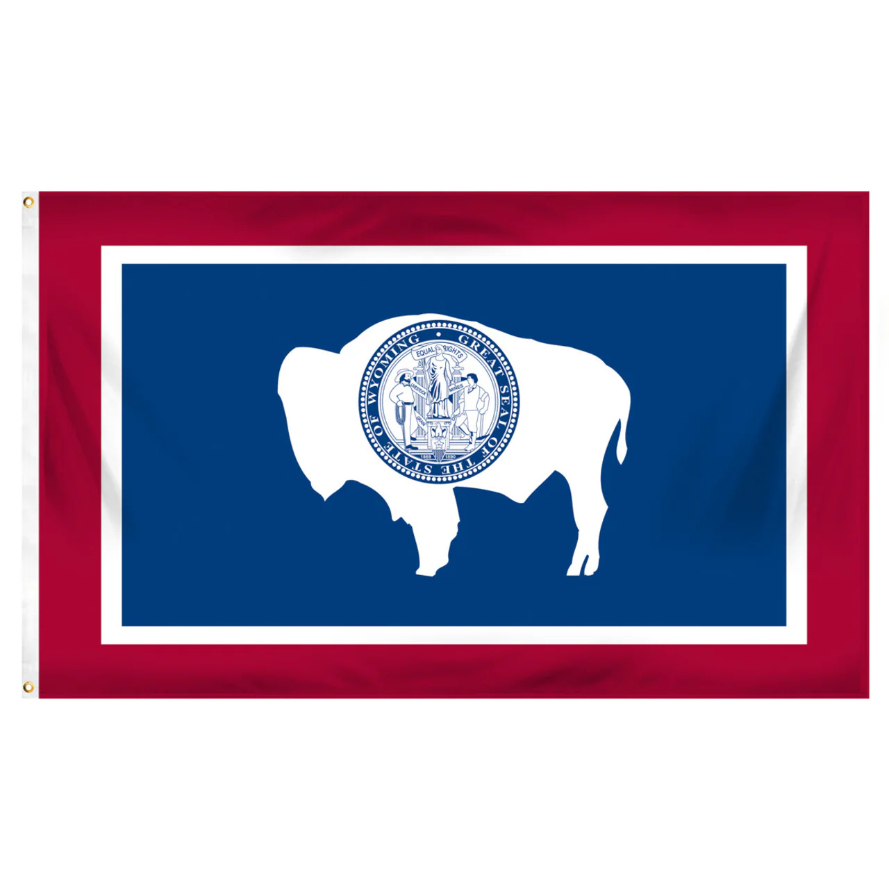 Wyoming 3ft x 5ft Spun Heavy Duty Polyester Flag