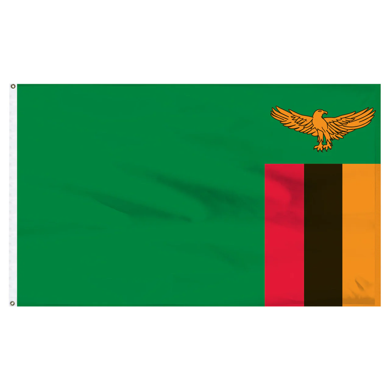 Zambia 2ft x 3ft Nylon Flag