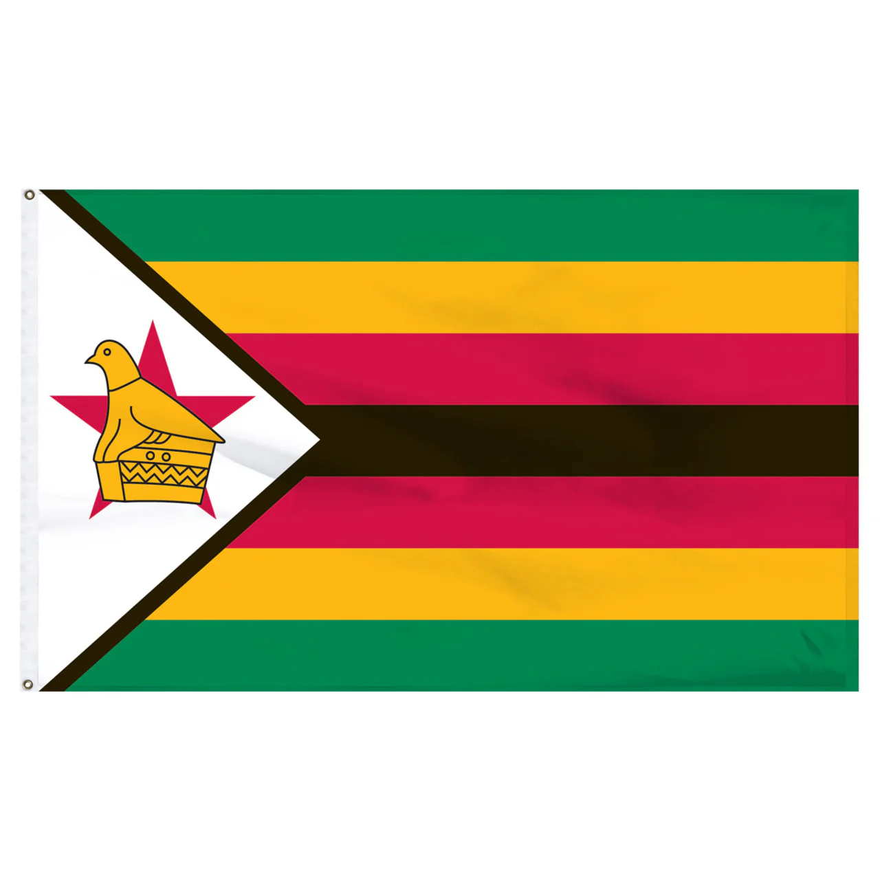 Zimbabwe 2ft x 3ft Nylon Flag